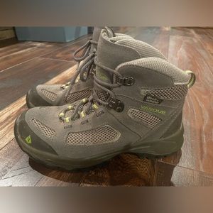 Vasque hiking boots - gray, size youth 4 (women’s 5.5)